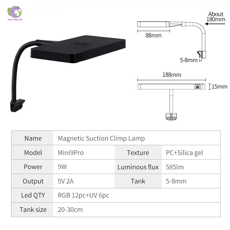 Đèn LED Week Mini 9 Pro-2