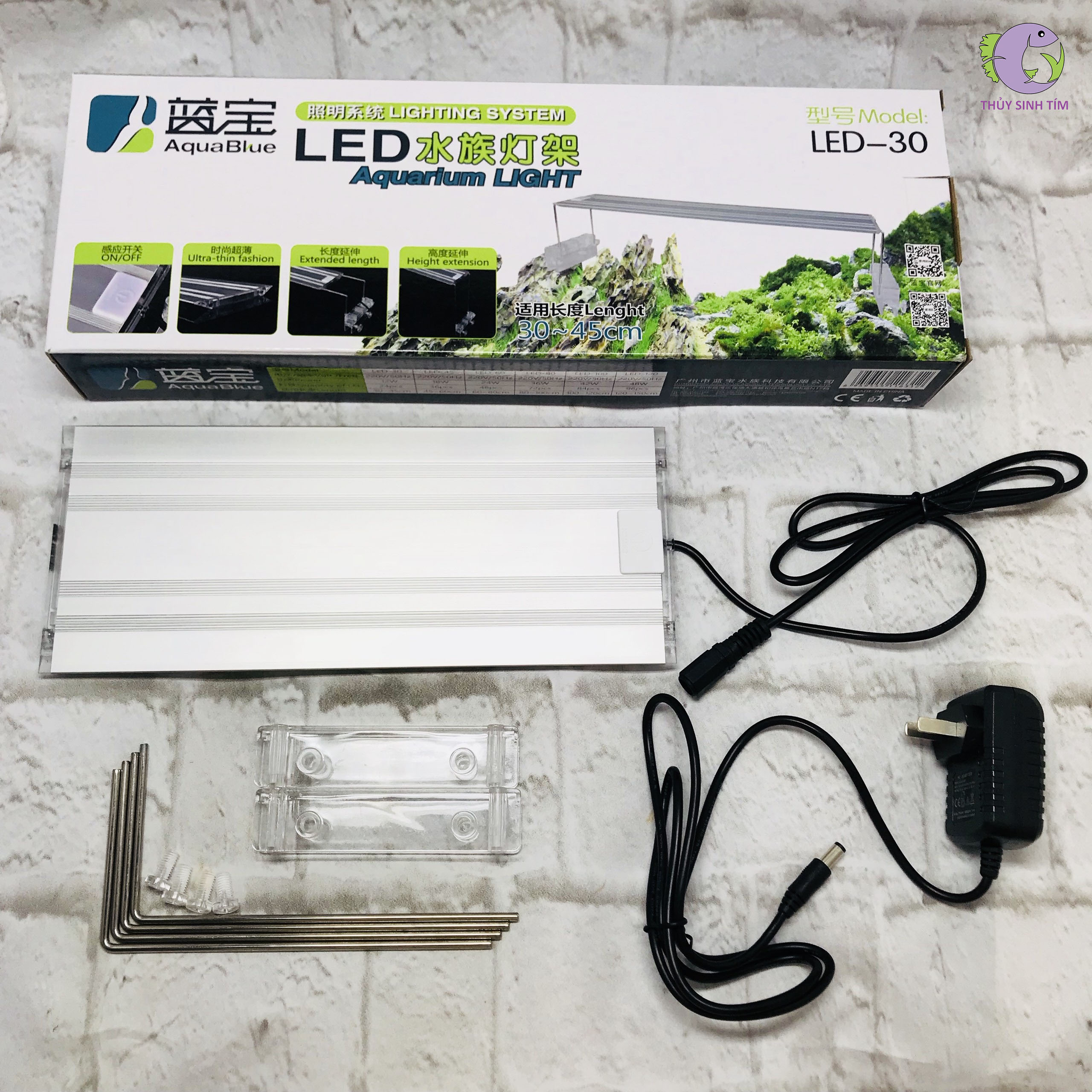 đèn thủy sinh aquablue led-60- 1