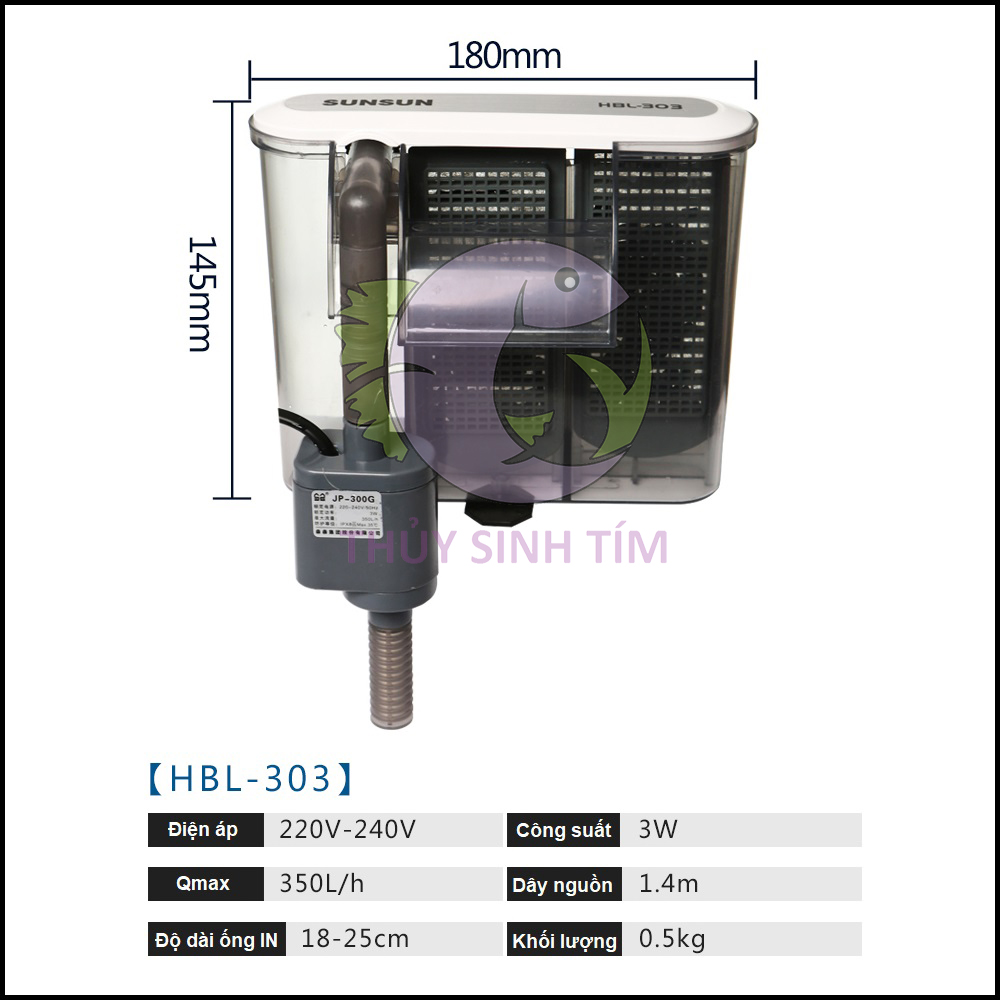 Máy Lọc Thác Sunsun HBL 303 - 2