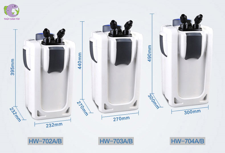 máy lọc thùng sunsun hw 703b - 2