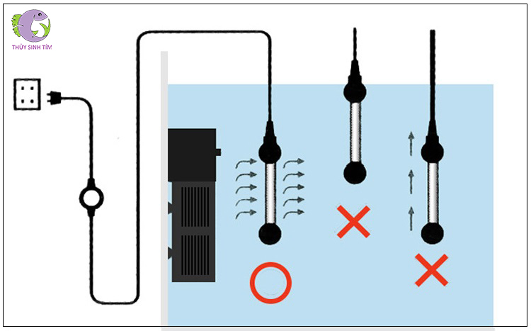 sưởi bể cá cao cấp top-aqua v-ht-eb50 50w - 4