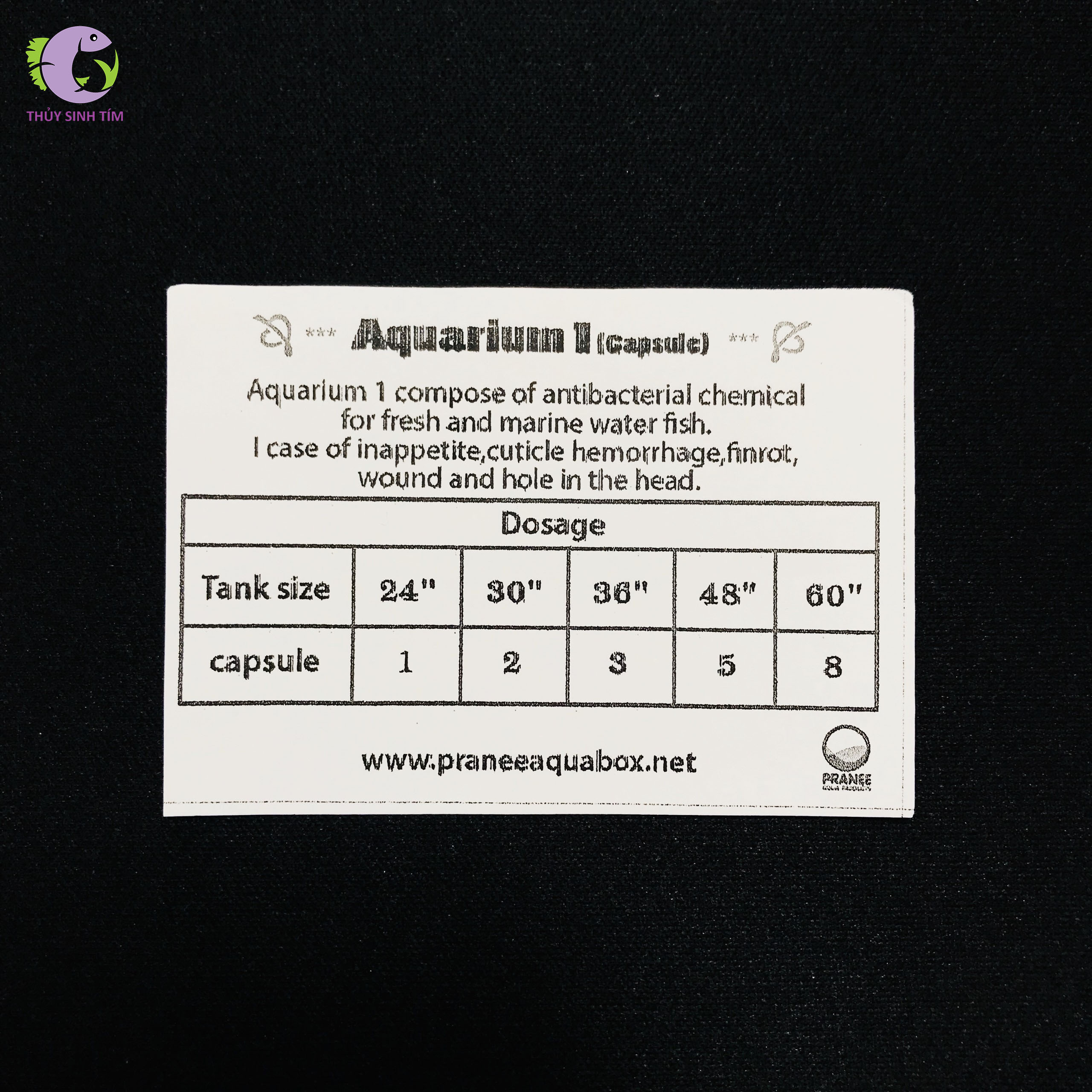 Thuốc Sát Khuẩn Hồ Cá Tép Pranee Aquarium - 2