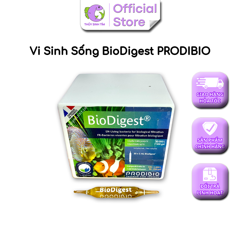 Vi Sinh Sống BioDigest Prodibio | Thủy Sinh Tím