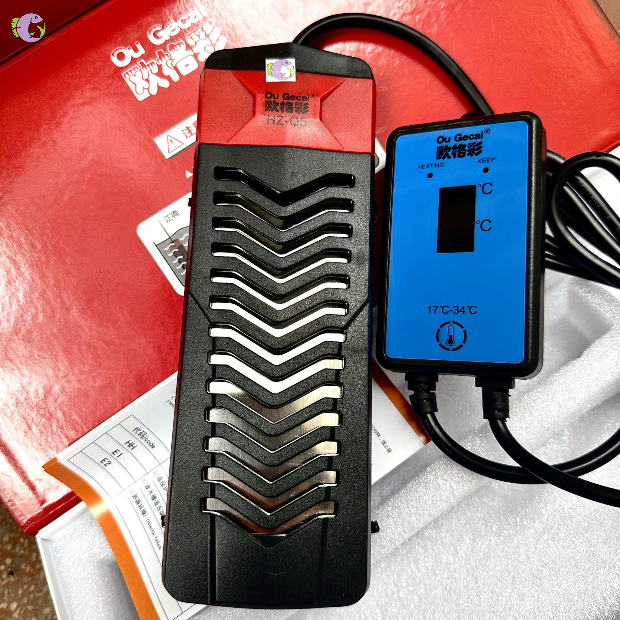 Máy sưởi bể cá OU Gecai HZ-Q5 800W