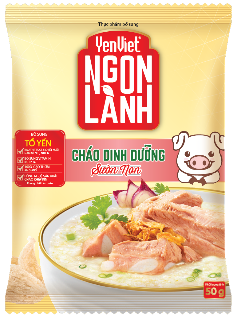 Cháo Dinh Dưỡng Sườn Non [Thùng 30 Gói x 50gr]