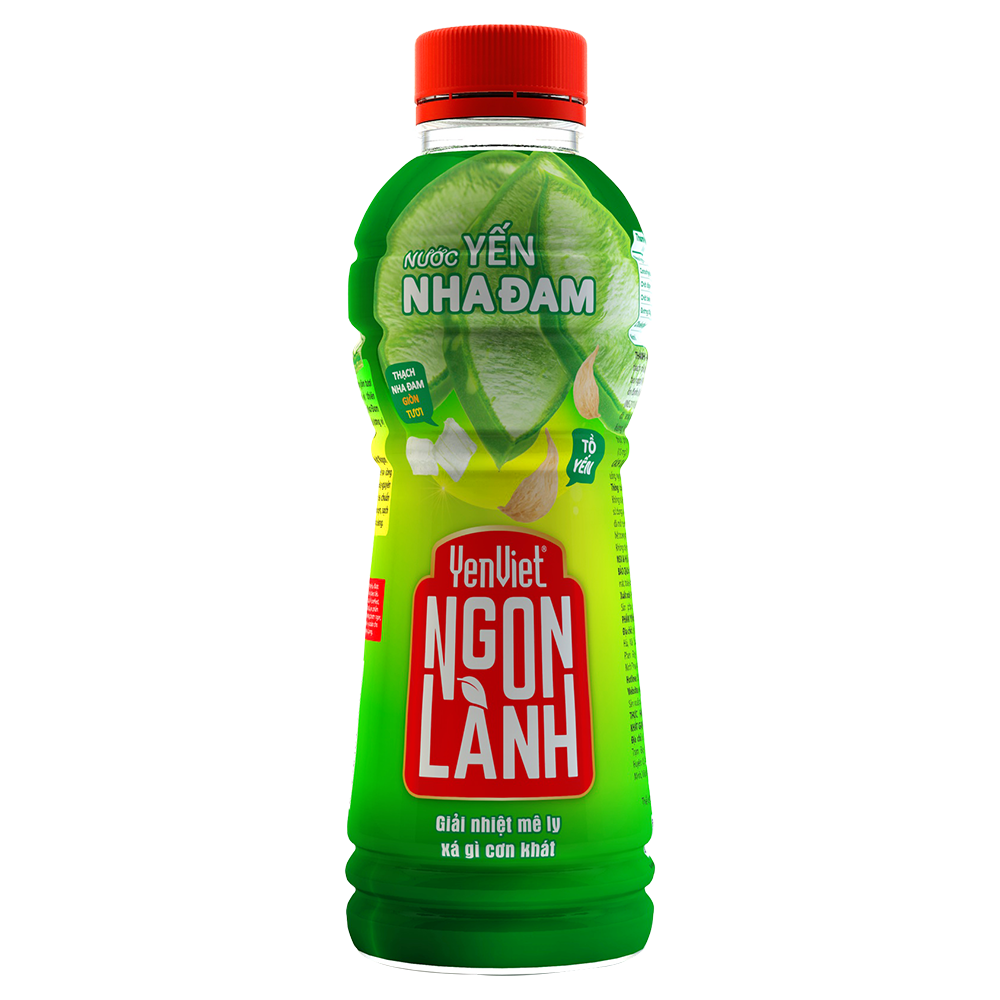 Nước Yến Nha Đam YenViet Ngon Lành [Thùng 24 chai x 450ml]