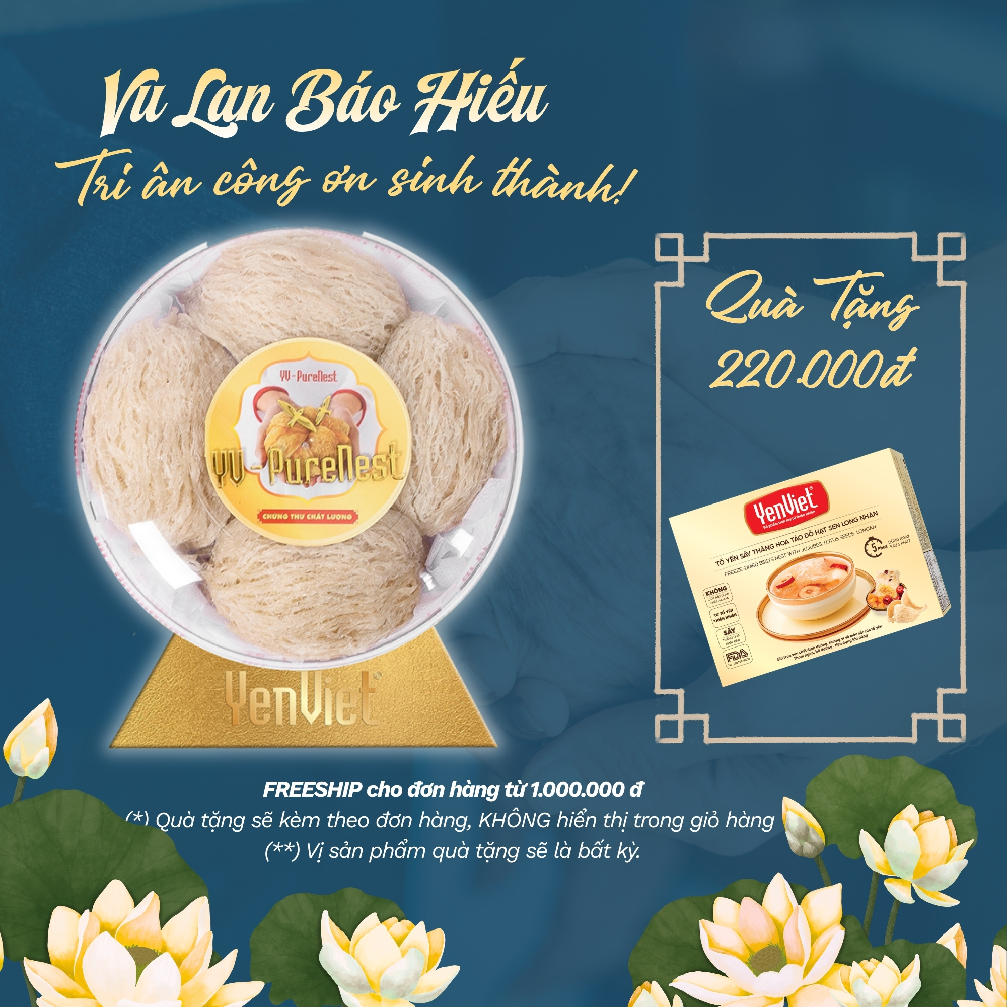 Bạch Minh Yến (Tổ Yến Sơ Chế Thượng Hạng) 50gr
