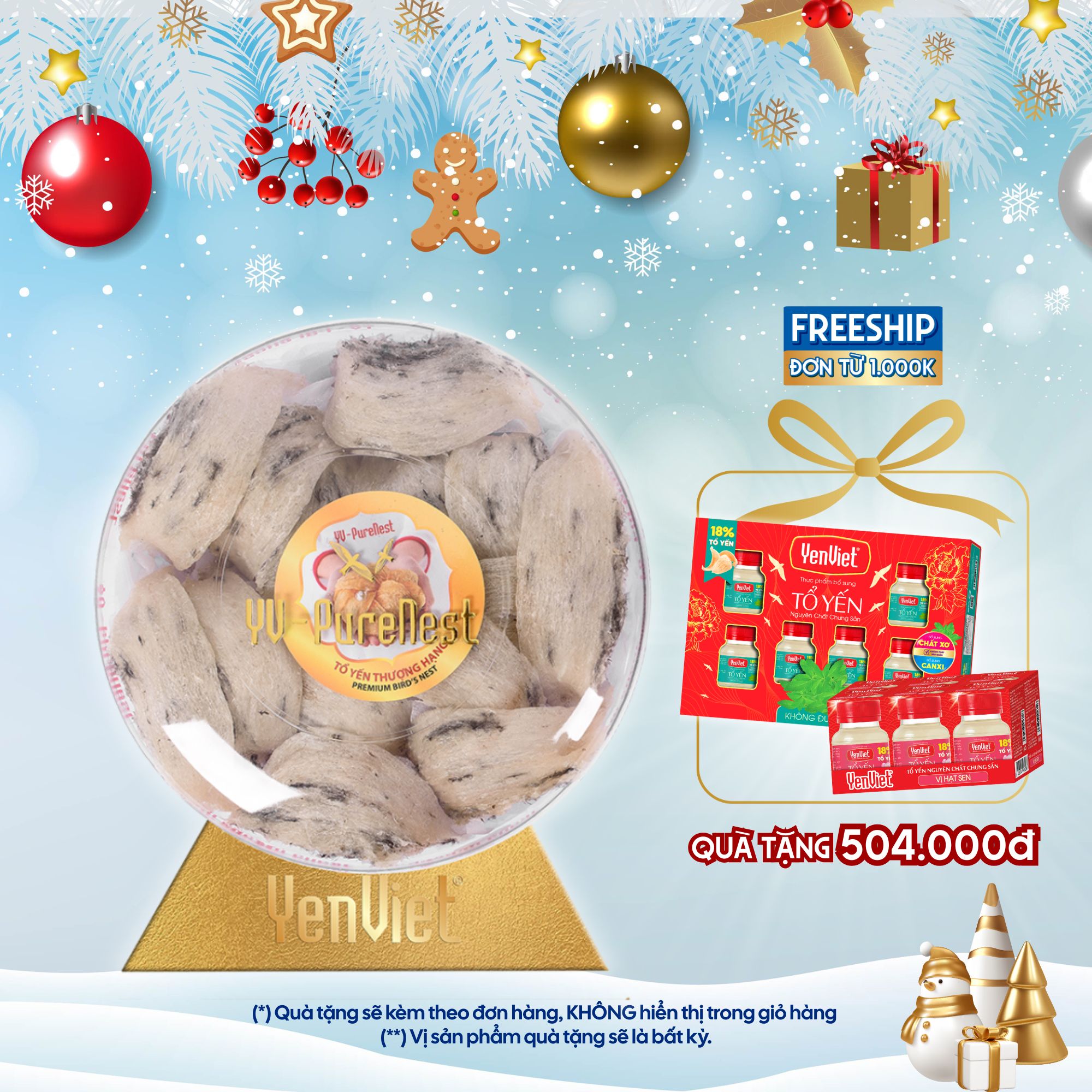 Bạch Nguyên Yến (Tổ Yến Thô Thượng Hạng) 100gr