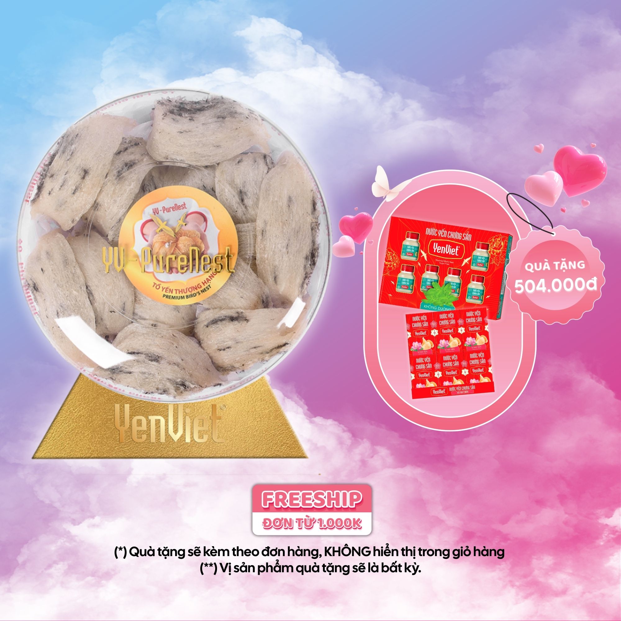 Bạch Nguyên Yến (Tổ Yến Thô Thượng Hạng) 100gr