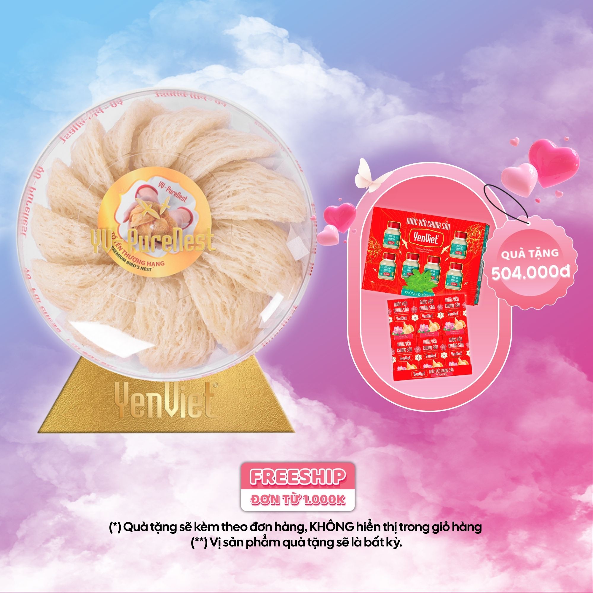 Bạch Thanh Yến (Tổ Yến Tinh Chế Thượng Hạng) 100gr