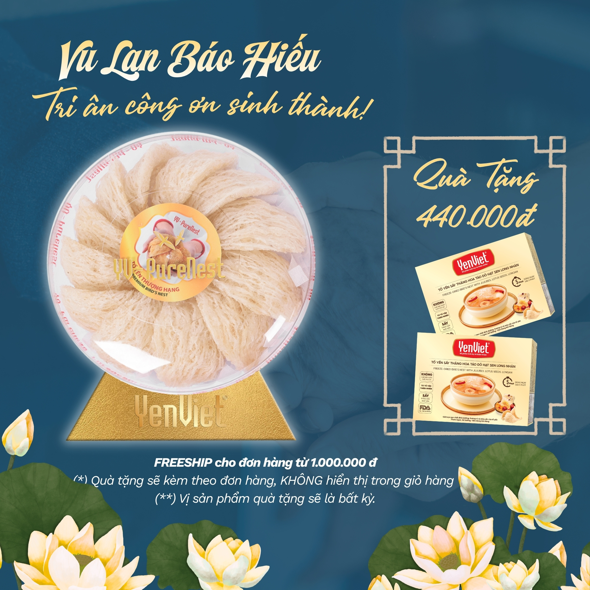 Bạch Thanh Yến (Tổ Yến Tinh Chế Thượng Hạng) 100gr