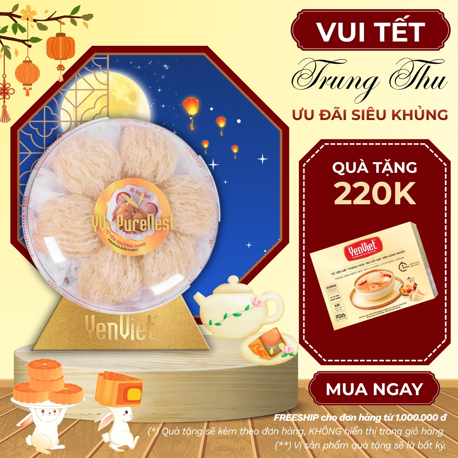 Bạch Thanh Yến (Tổ Yến Tinh Chế Thượng Hạng) 30gr