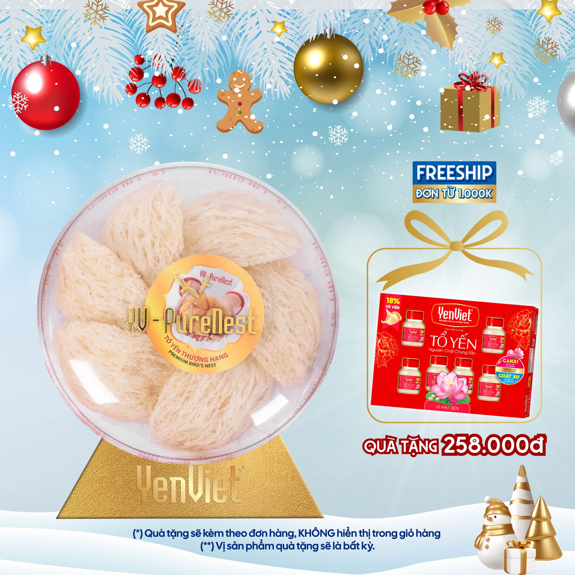 Bạch Thanh Yến (Tổ Yến Tinh Chế Thượng Hạng) 50gr