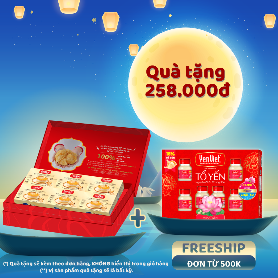 Tổ Yến Sấy Thăng Hoa- Đông Trùng Hạ Thảo [Hộp 6 viên]