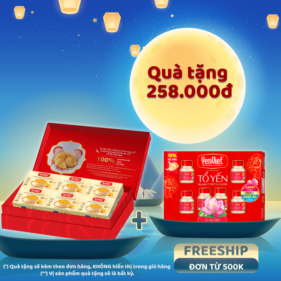 Tổ Yến Sấy Thăng Hoa - Nhuỵ Hoa Nghệ Tây [Hộp 6 Viên]