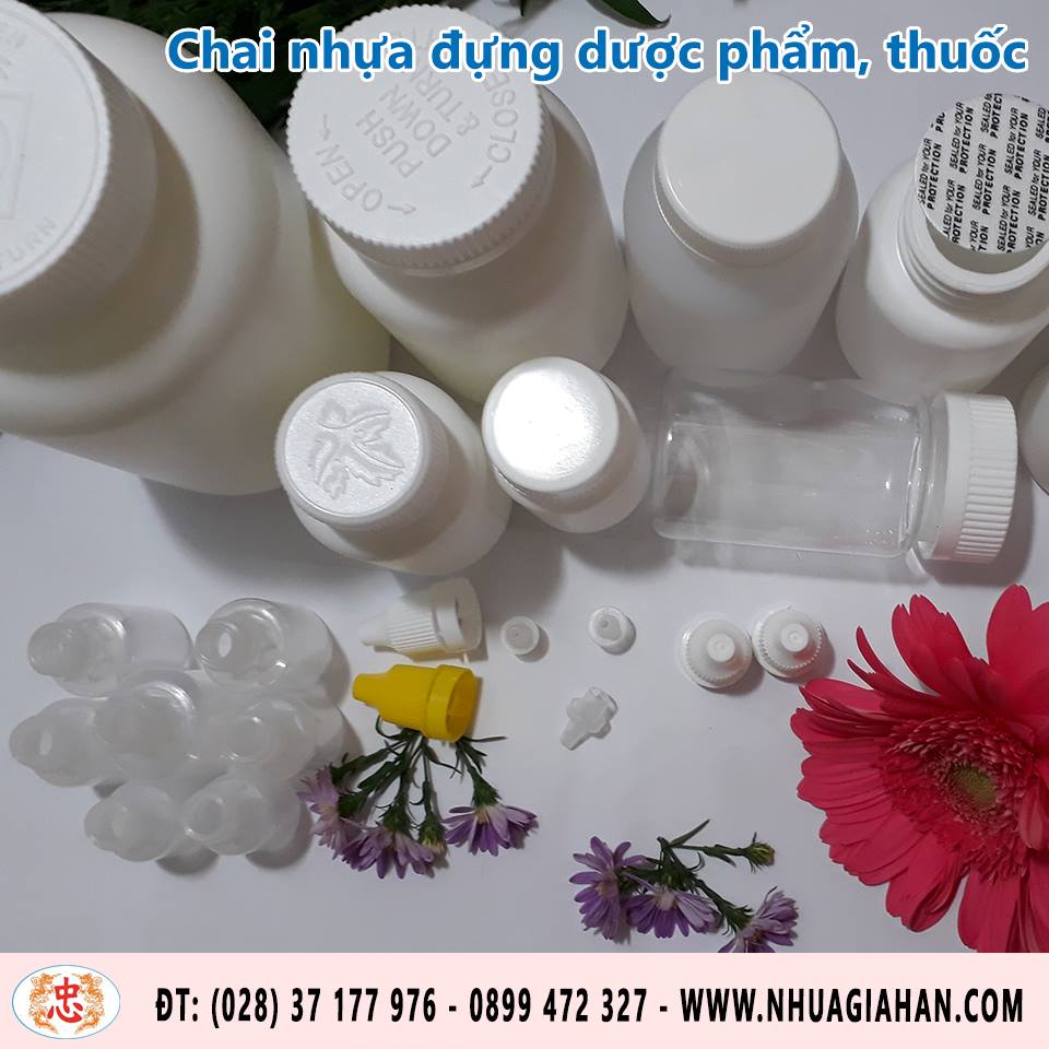 Chai lọ nhựa đựng thuốc