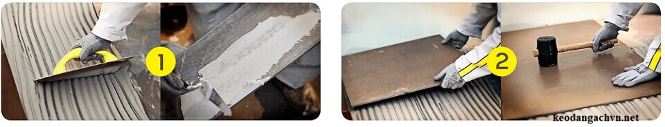 Vinkems Tilefix Grey các bước thi công