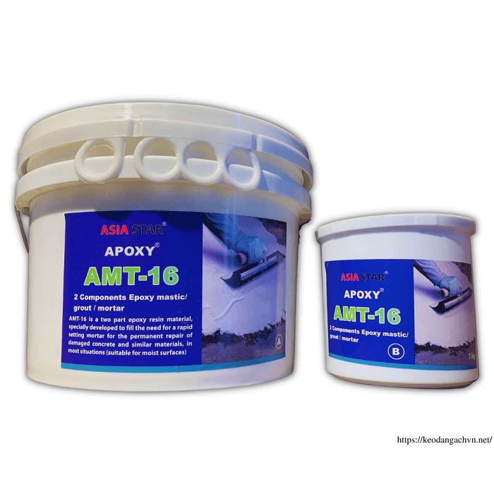 keo bả 2 thành phần gốc epoxy AMT 16