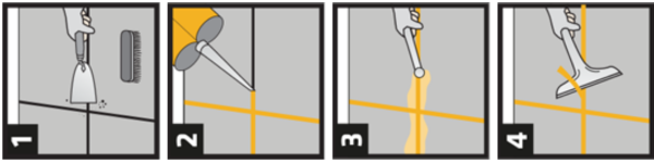 Các bước thi công SikaCream-850 Design