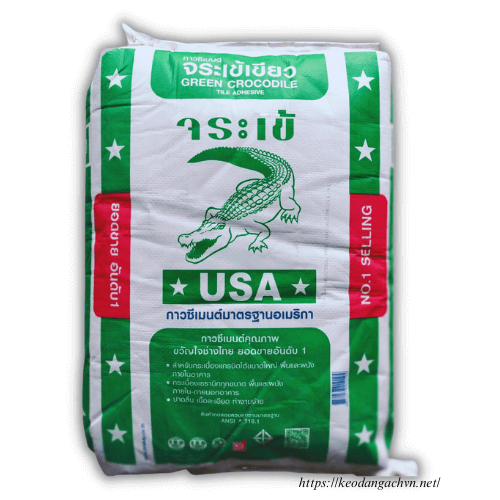 keo dán gạch cá sấu xanh Green Crocodile