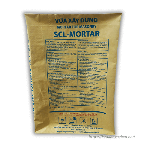 Vữa trát SCL mortar-mác 75