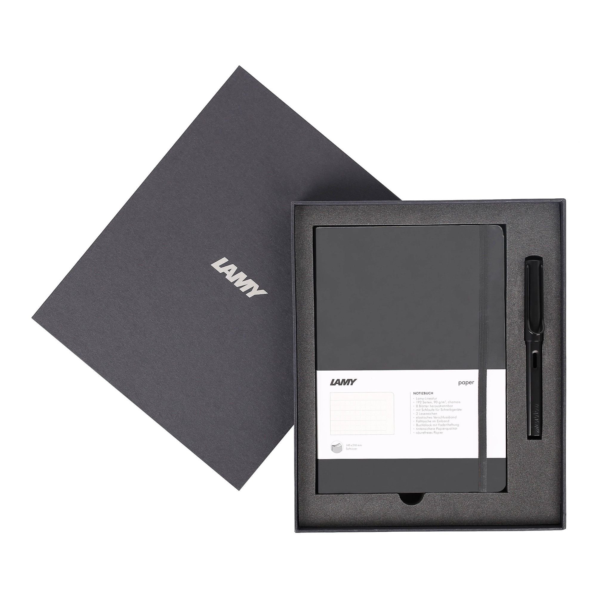 Set sổ bút LAMY A5 đen