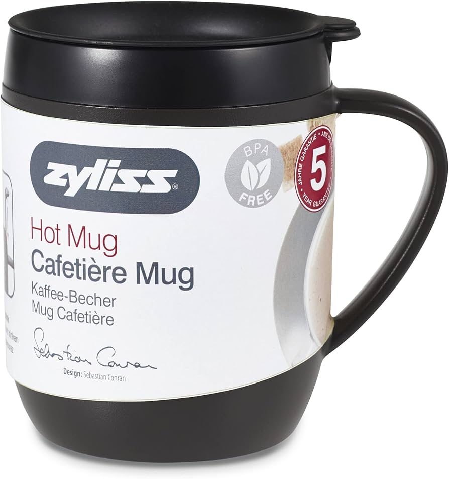 Ly cà phê đa dụng Zyliss Hot Mug (đen)