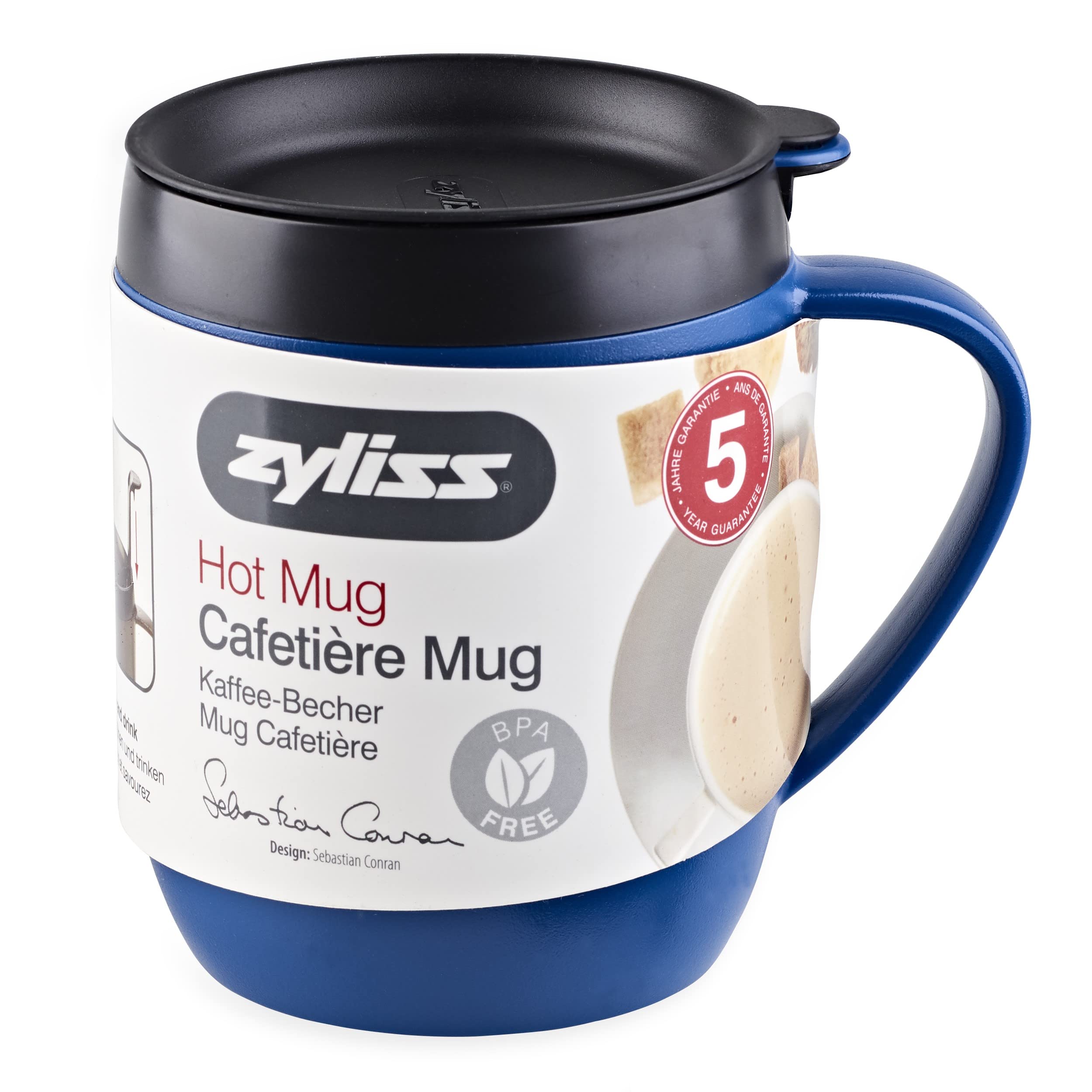 Ly cà phê đa dụng Zyliss Hot Mug (xanh)
