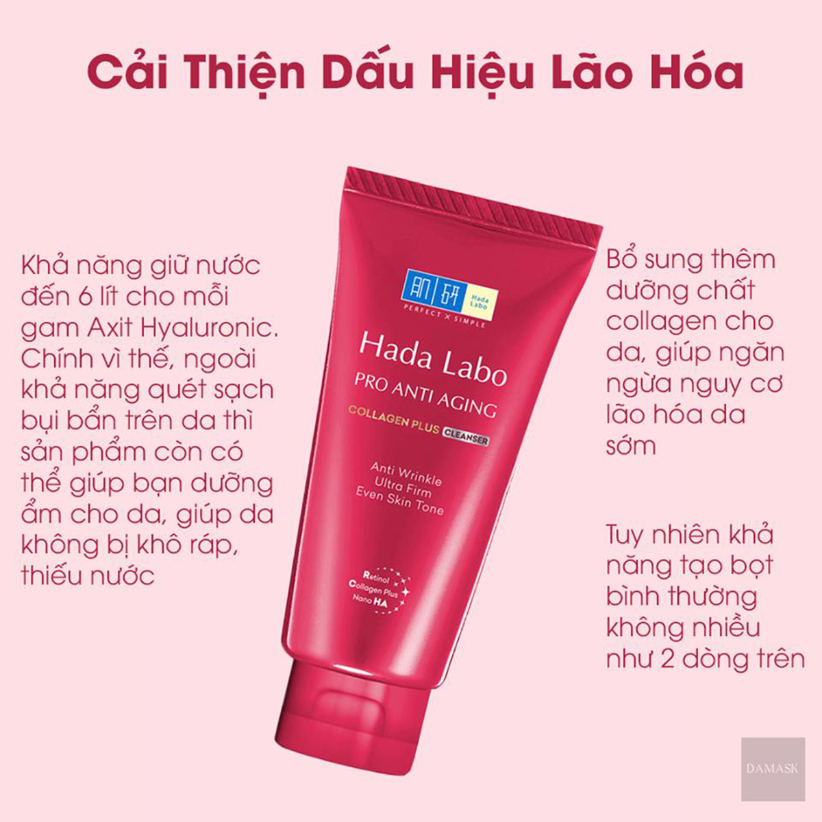 Review 3 loại sữa rửa mặt của Hada Labo