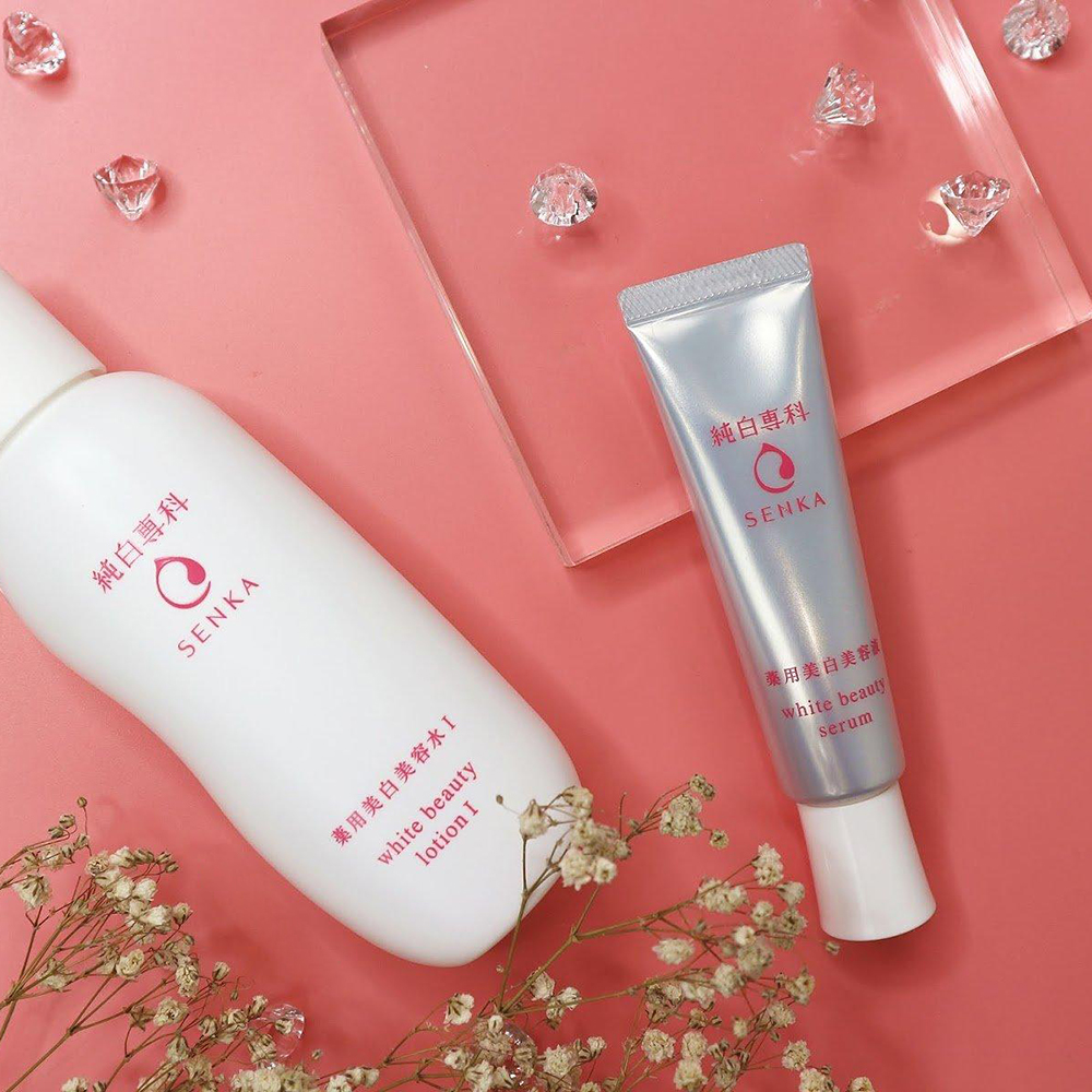 Serum dưỡng trắng da Senka White Beauty