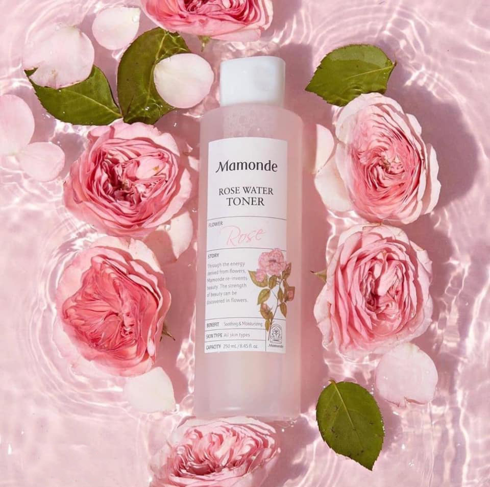 Nước Hoa Hồng Không Cồn Hàn Quốc Mamonde Rose Water Toner Damask - Mỹ Phẩm Chính Hãng