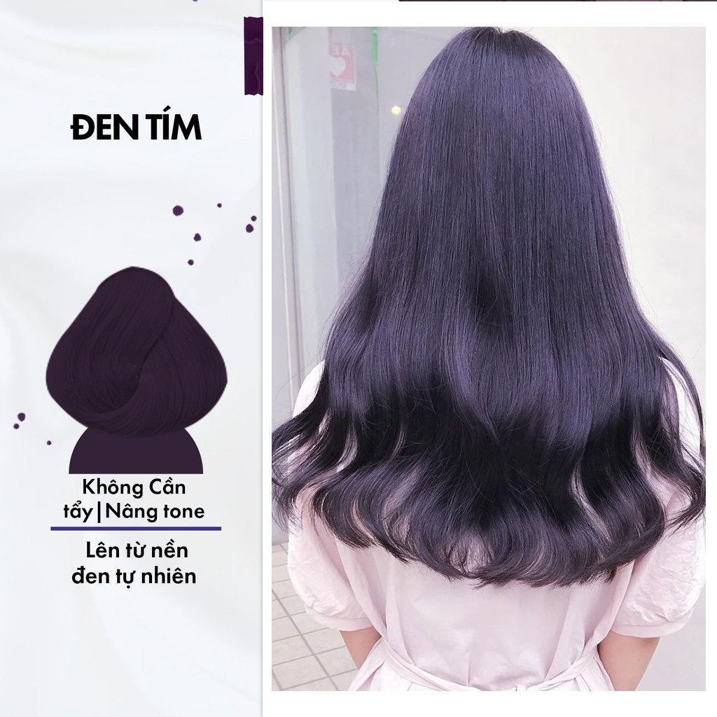 15 màu tóc tím khói đẹp, tôn da, trendy nhất hiện nay