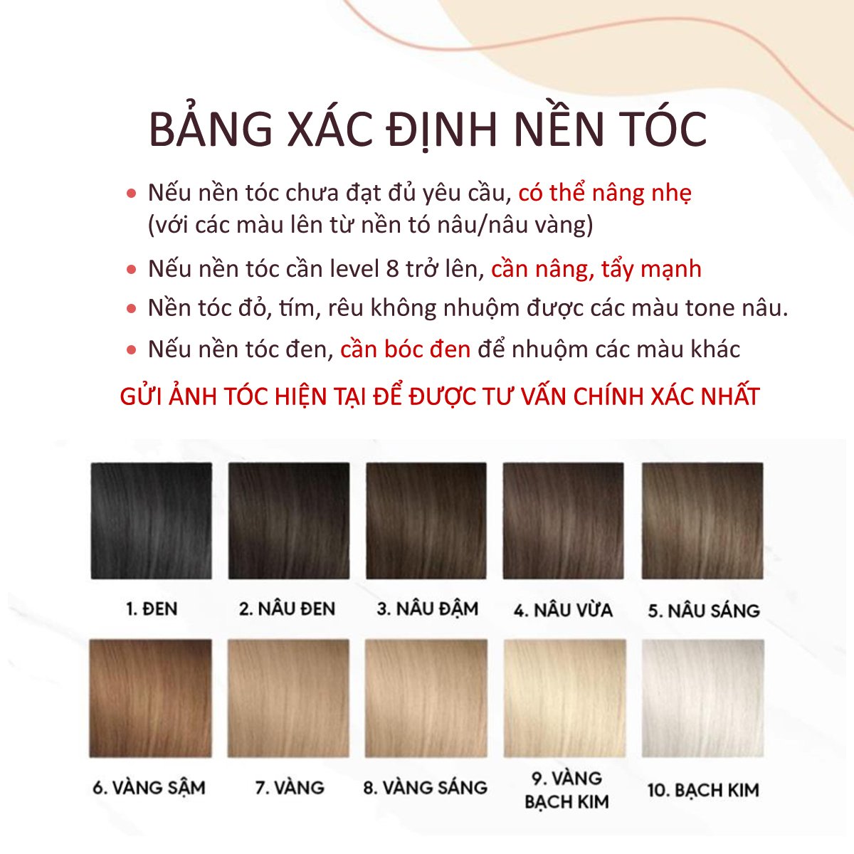 Bảng màu màu tím sữa cho tóc người Việt