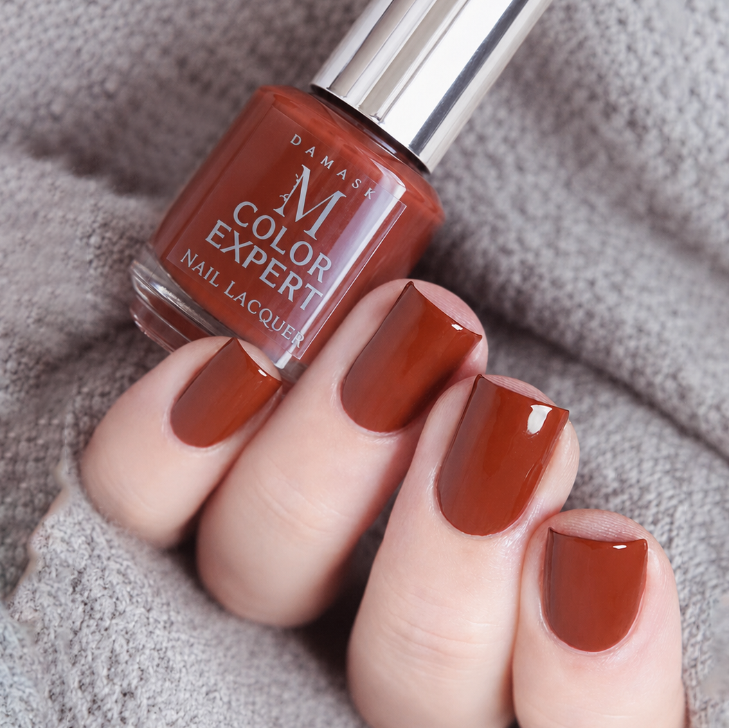 Sơn Móng Gel Lạnh DAMASK - 16 Terracotta Red – Đỏ đất nung