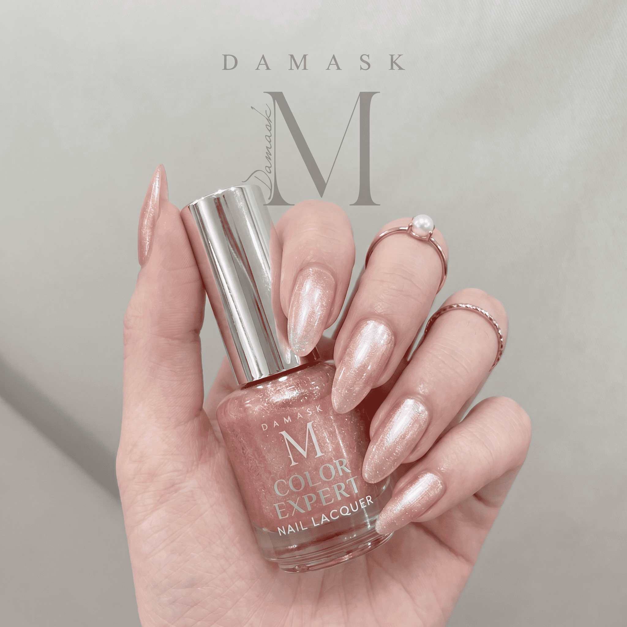 Sơn móng gel lạnh Ngọc Trai DAMASK - 116 giống trắng gương