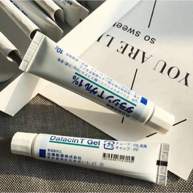 Thuốc Trị Mụn Dalacin T Gel 1% Nhật Bản Tuýp 10g