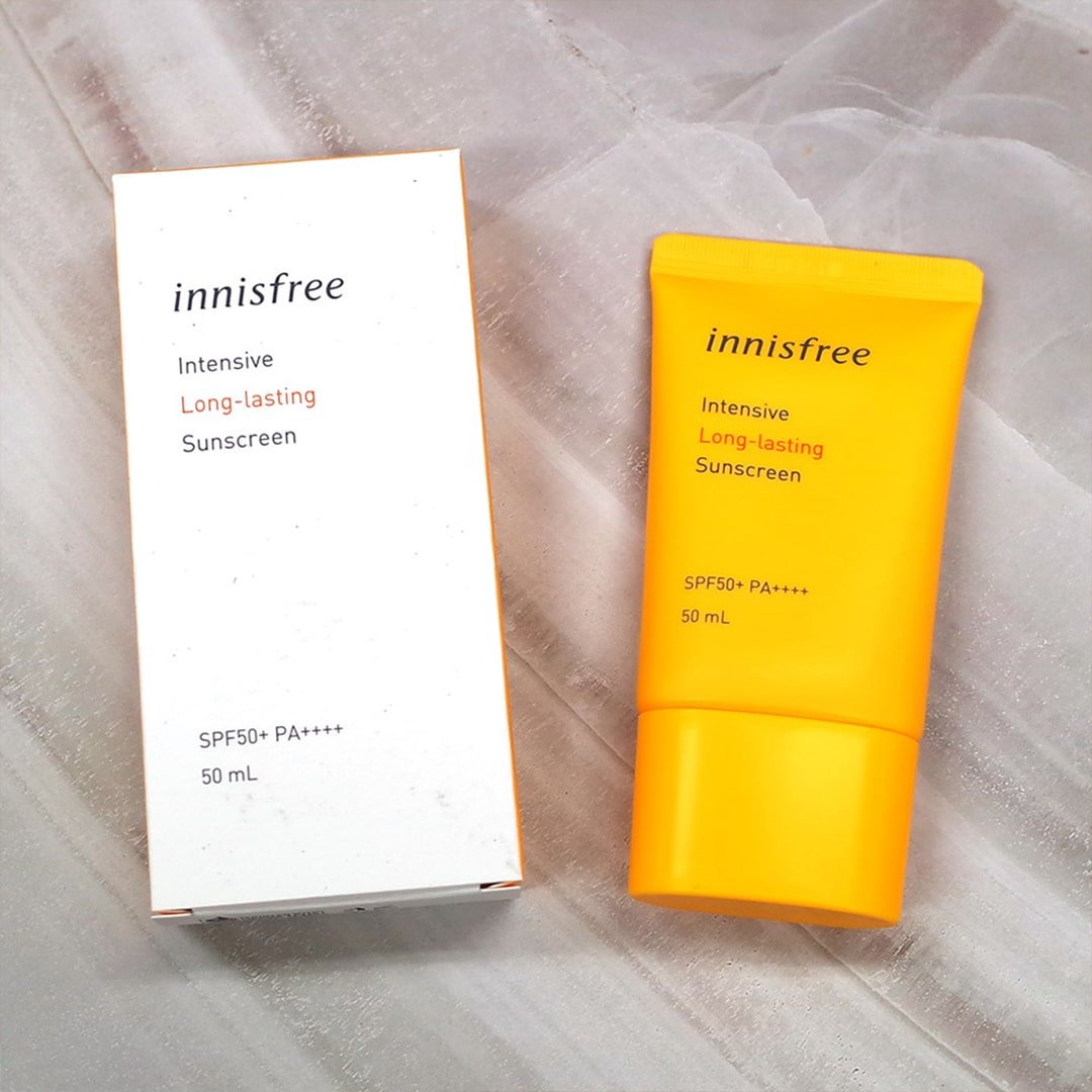 Kem Chống Nắng Lâu Trôi Innisfree Intensive Long Lasting Sunscreen SPF 50+  PA++++ (50 ml) Damask - Mỹ Phẩm Chính Hãng