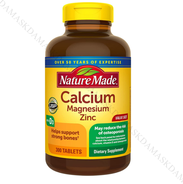 Hỗ trợ xương khớp Viên uống Calcium Magnesium Zinc With D3 của Mỹ 300 viên