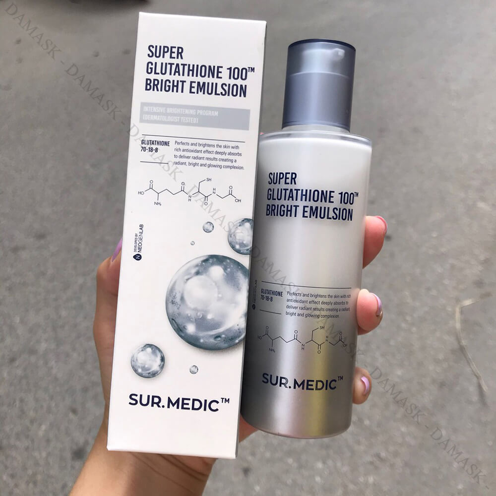 super glutathione 100 bright skin Toner Trắng Da Sur.Medic Super Glutathione 100 Bright Skin Damask super glutathione 100 bright skin Toner Trắng Da Sur.Medic Super Glutathione 100 Bright Skin Damask