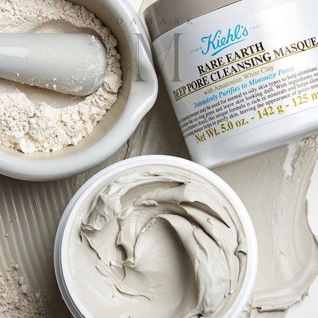 Mặt nạ đất s&eacute;t Kiehl's Rare Earth Deep Pore Cleansing Masque &ndash; &ldquo;Giải cứu&rdquo; l&agrave;n da dầu mụn giữa thời tiết n&oacute;ng ẩm