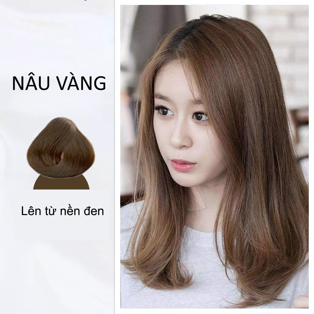 Với màu nhuộm tóc nâu vàng, bạn sẽ tỏa sáng và trở nên đặc biệt hơn khi cùng bạn bè đi chơi. Hãy nhấp chuột vào bức ảnh để thưởng thức vẻ đẹp của kiểu tóc này.