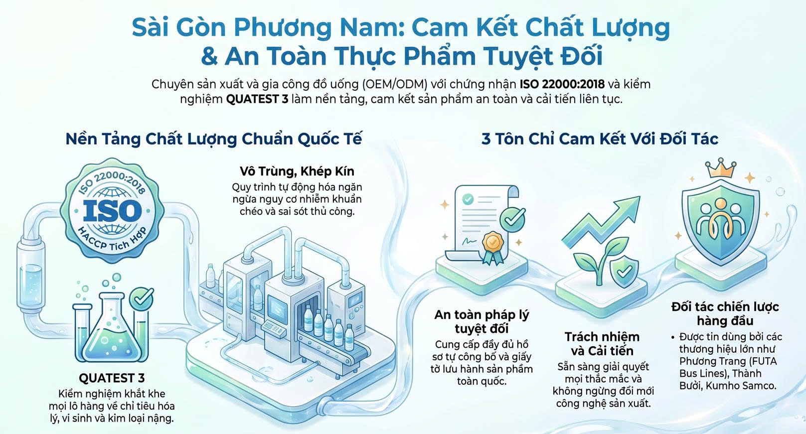 CAM KẾT CHẤT LƯỢNG & AN TOÀN THỰC PHẨM