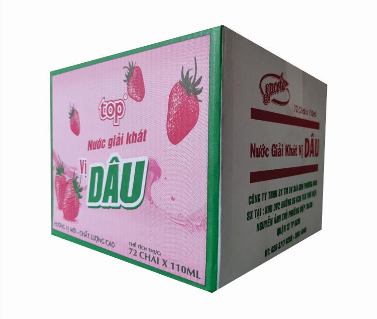 Thùng nước ép dâu Top 110ml