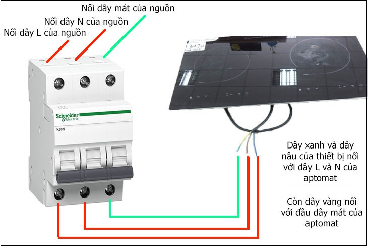 Cách lắp đặt aptomat an toàn cho thiết bị điện gia dụng có công suất lớn