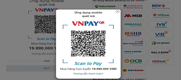 Hướng Dẫn Thanh Toán Qua VNPAY QR