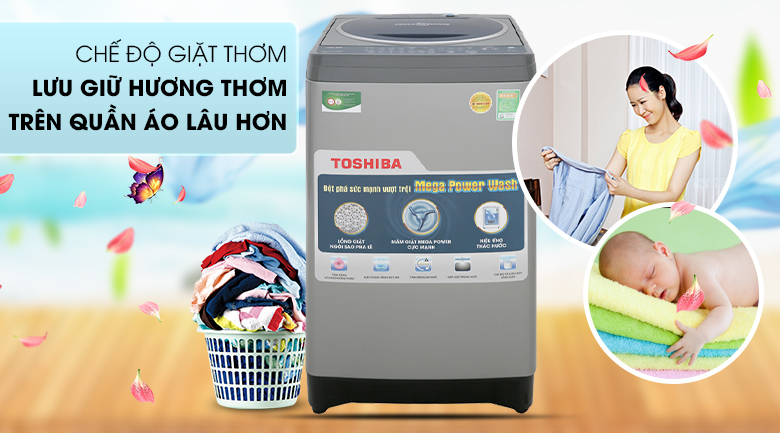 Tính năng lưu giữ hương thơm Fragrance Course cho quần áo ngát hương suốt cả ngày