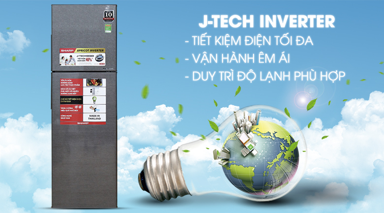 Sharp Inverter 271 Lít SJ-X281E-DS