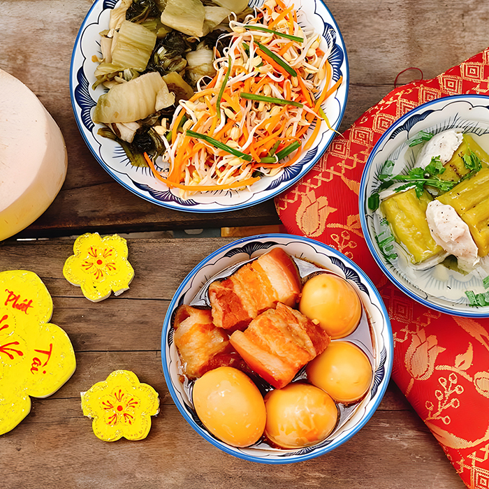 Mách bạn các món ăn có trong thực đơn ngày Tết giữ dáng hiệu quả