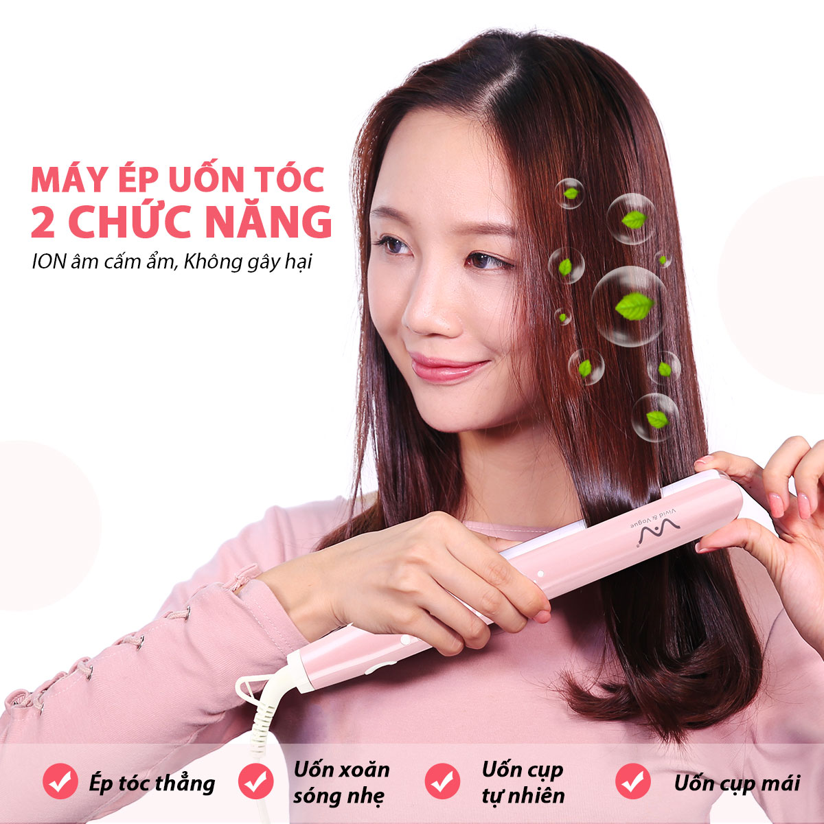 Máy Ép Thẳng và Uốn Cụp VIVID&VOGUE®️ - VAV030