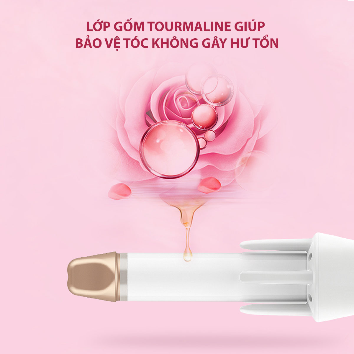 MÁY UỐN TÓC XOĂN XOAY TỰ ĐỘNG VIVID & VOGUE®️ BẢN NÂNG CẤP 32mm - VAVC222B